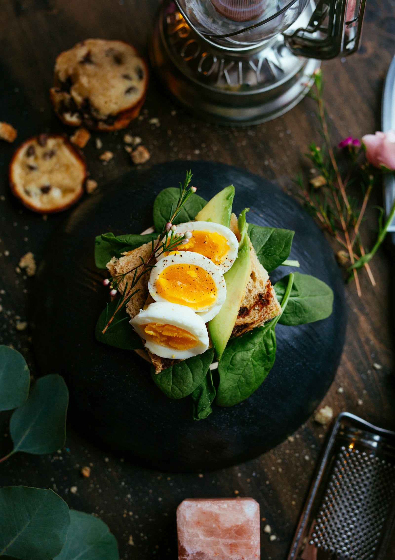 Cottage Cheese Brunch Eggs with Crispy Potatoes finished plate